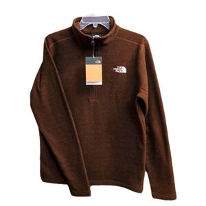 NWT The North Face Textured Cap Rock 1/4 Zip Pullover Sweatshirt Men Small